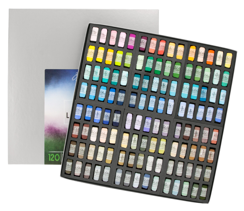 Richeson Soft Handrolled Pastels Set Of 120 - Color: Landscape