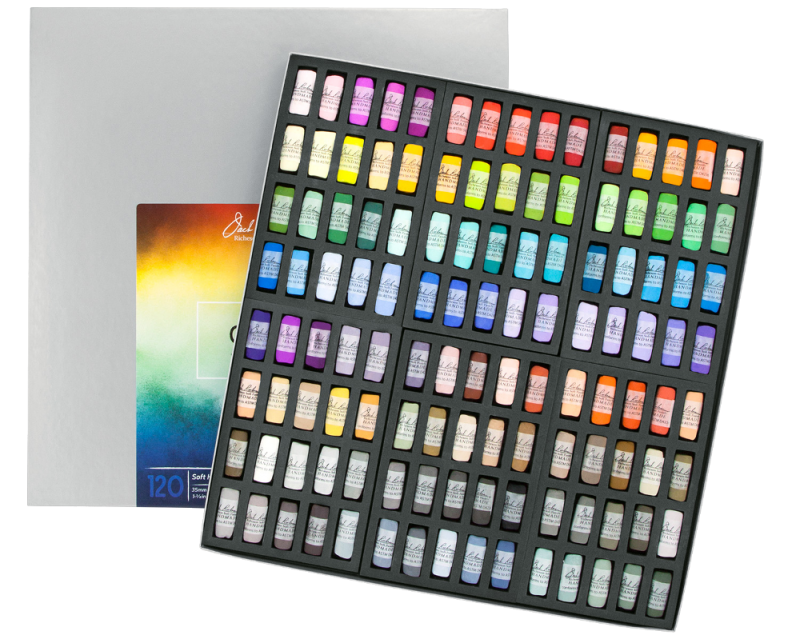 Richeson Soft Handrolled Pastels Set Of 120 - Color: Color Wheel