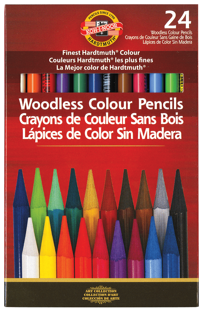 Koh-I-Noor Progresso Woodless Pencil Set Of 24
