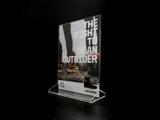 Acrylic Top Loading Display Sign Holder 5" X 7"