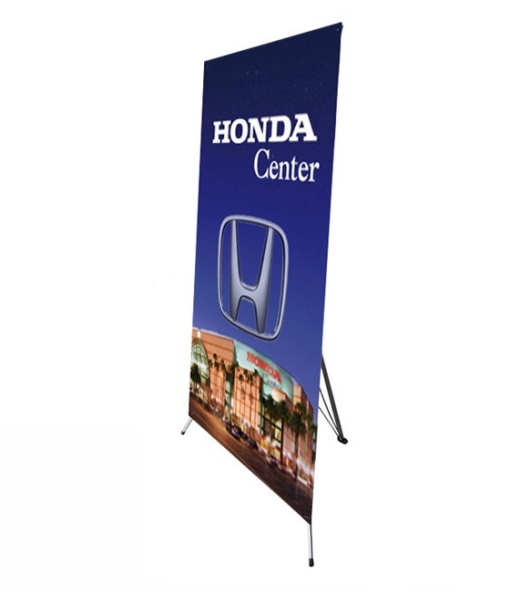 Medium X Banner Stand 32" x 72" with Vinyl Print