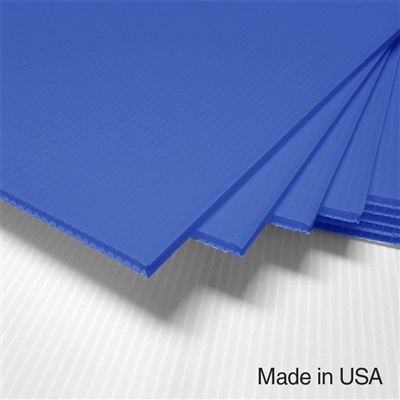 Intepro Corrugated Plastic - Light Blue