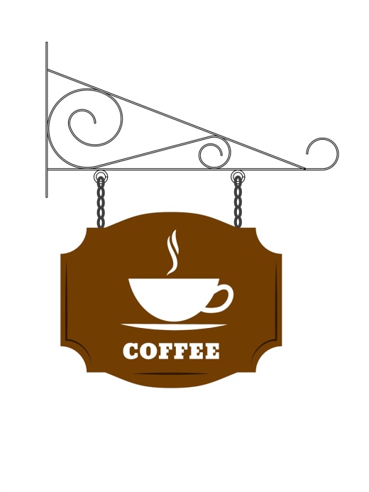 Replacement Double Sided Print for Hanging Sign Scroll Bracket - 24" | Custom Shape 3