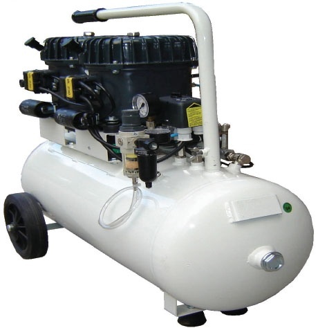 Silentaire Val-Air 100-50 AL 2x1/2 HP Oil Lubricated Compressor