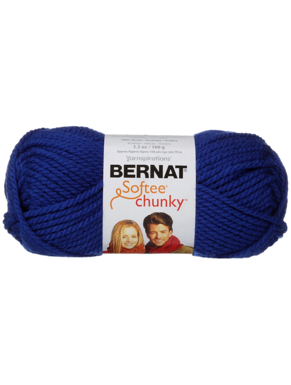 Bernat Softee Baby Cotton Yarn - Soft Plum