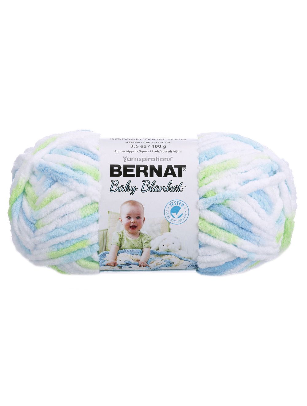 Bernat Baby Blanket Big Ball Yarn - Beach Babe