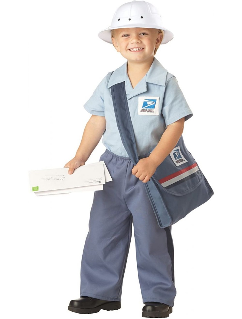 California Costumes Us Mail Carrier Toddler Costume, Large(4-6)