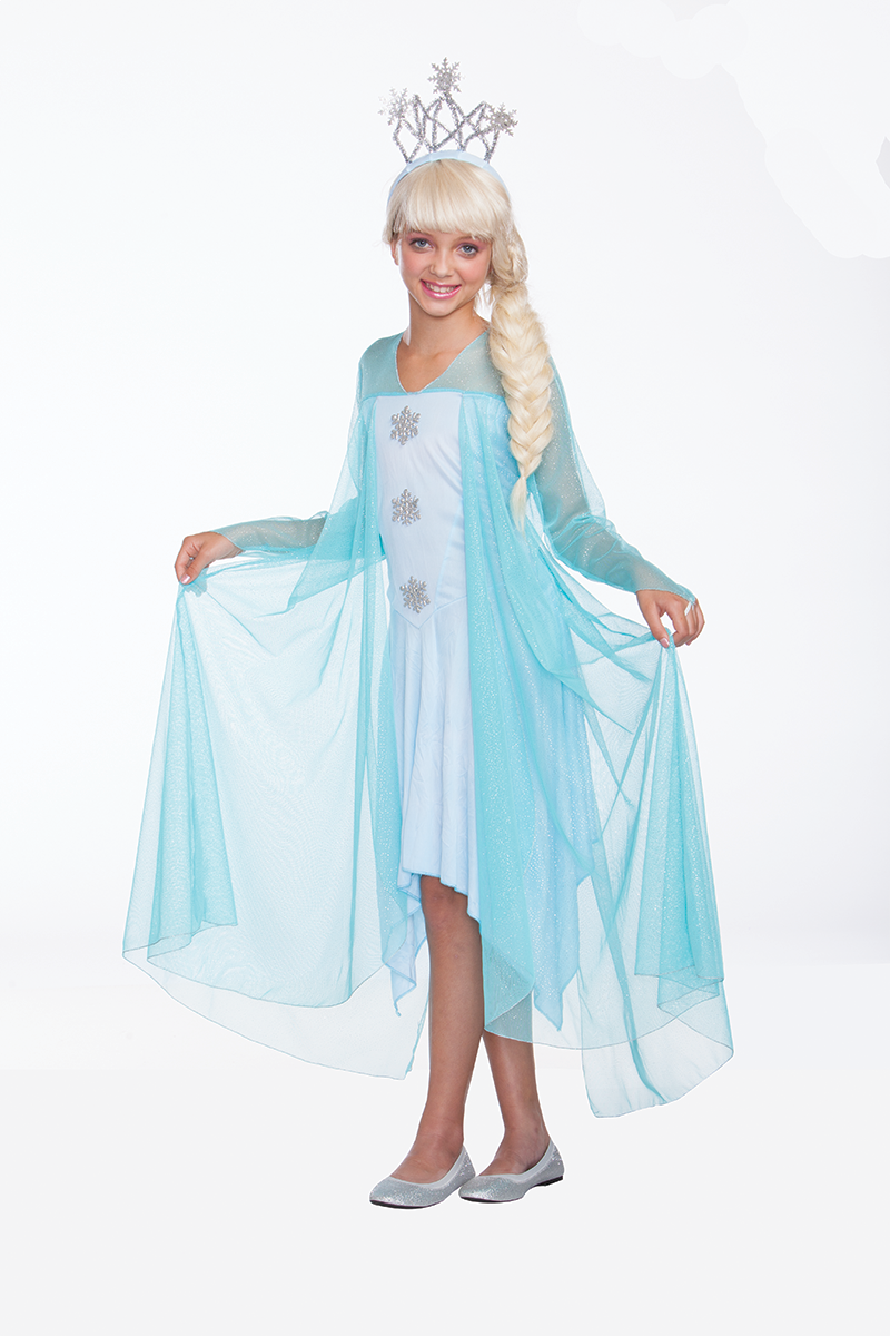 Halloween Wholesalers Princess Costume (Ice Blue)