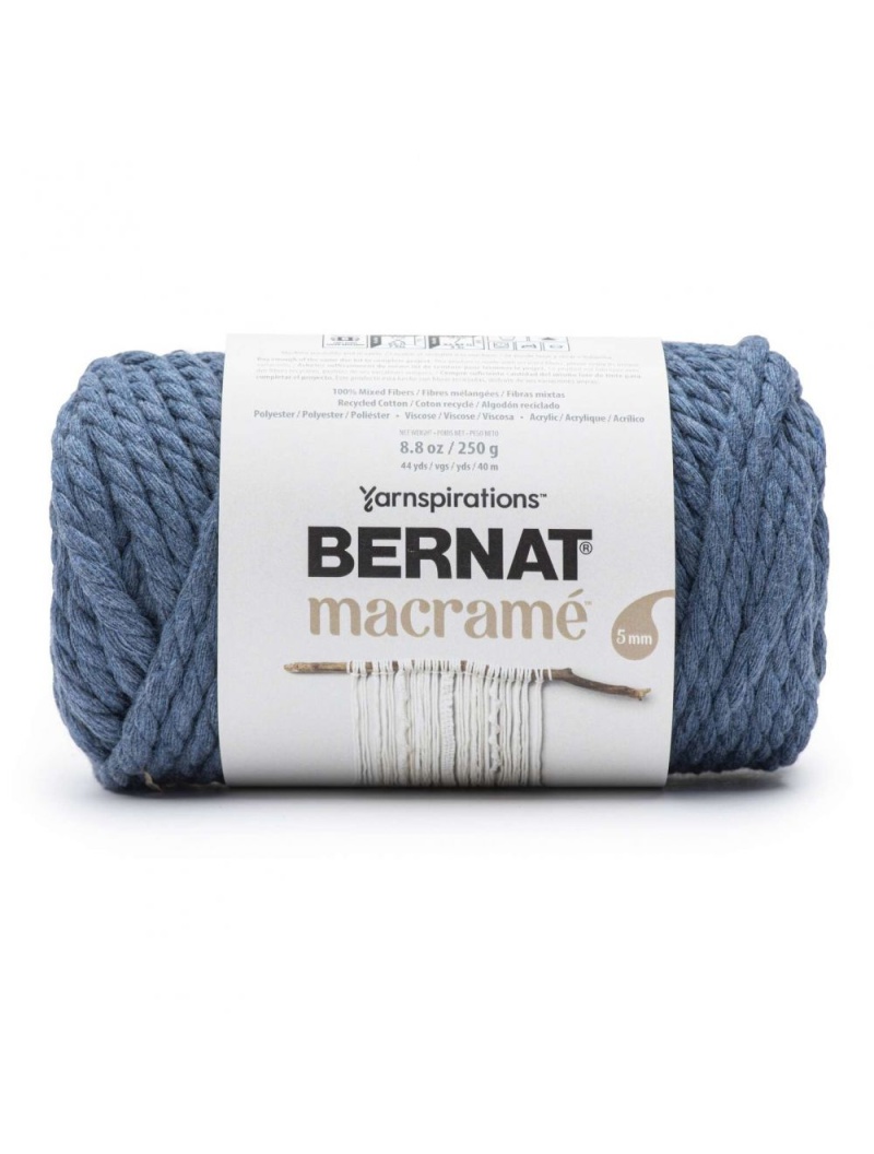 Bernat Maker Home Dec Yarn - Steel Blue