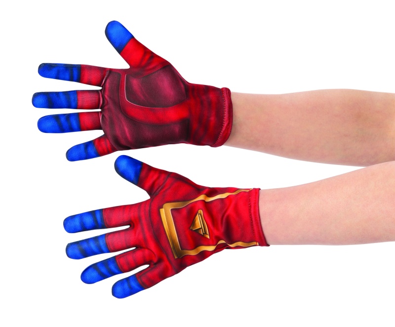 Captain Marvel Child's Costume Accessory Gloves Red/Blue