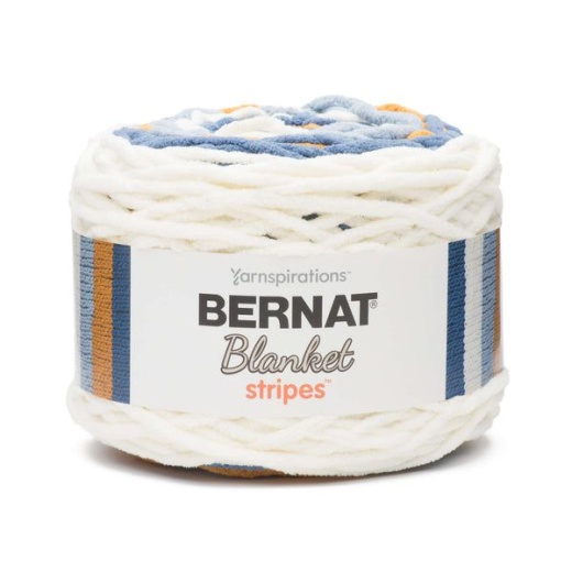 Spinrite Bernat Blanket Stripes Yarn Big Sky Country 1 Pack Of 2 Skein