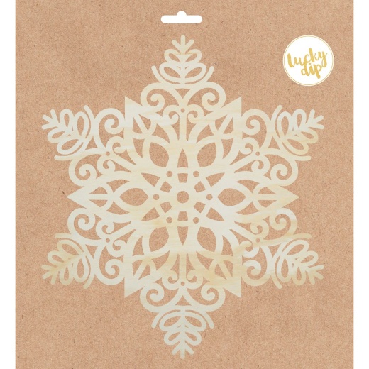 Lucky Dip Decor Flourish Star Snowflake