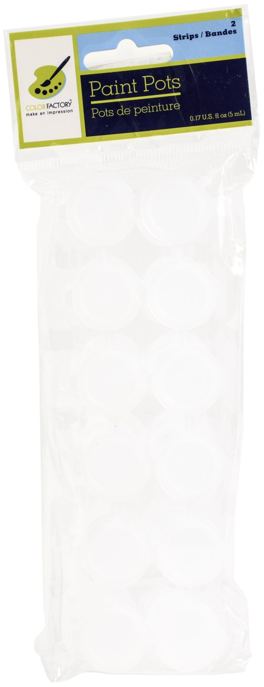 Empty Paint Pots 5ml 2 Strips