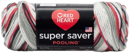 Red Heart Super Saver Pooling Yarn Haute 1 Pack Of 1 Skein