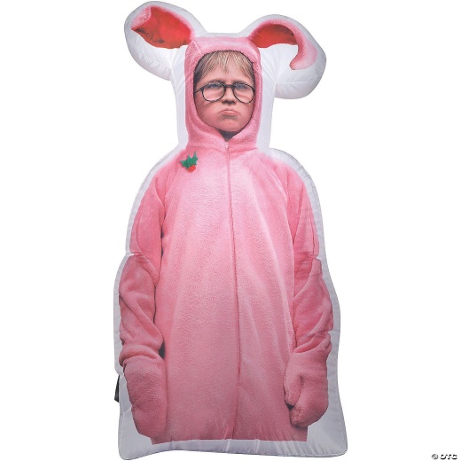 3 Ft. Blow Up Inflatable A Christmas Story Ralphie With Built In Led Lights Car Buddy Decoration