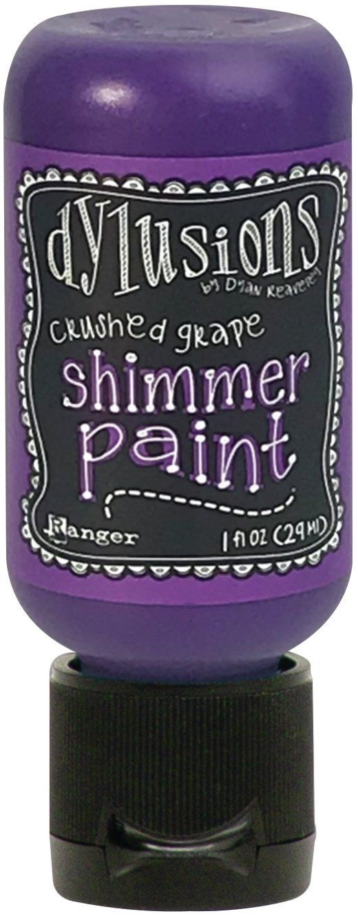 Ranger Dylusions Shimmer Paint 1Oz Crushed Grape 1 Pack Of 1 Piece