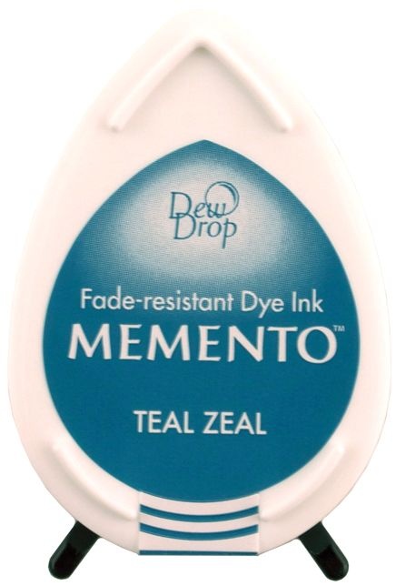 Memento Dew Drop Dye Ink Pad in Teal Zeal