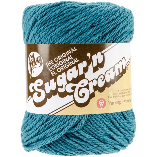 Lily Sugar N Cream Yarn Solids Teal 1 Pack Of 1 Skein