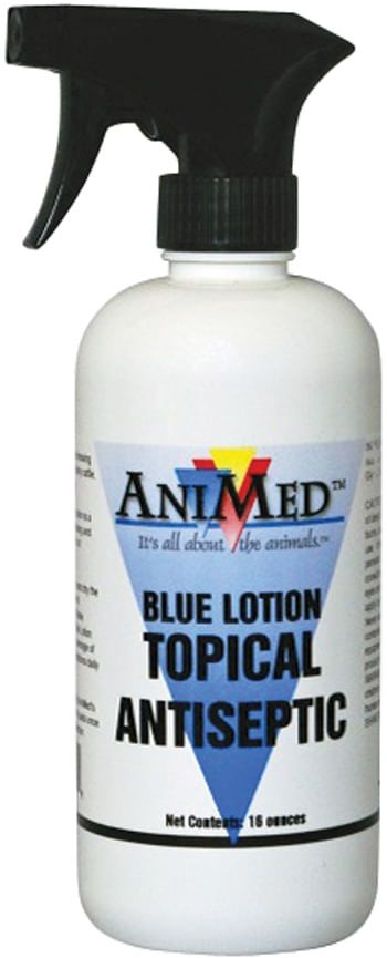 Blue Lotion Topical Antiseptic 16 Oz