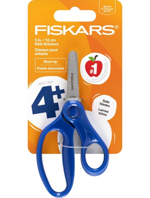 Fiskars Kid's Blunt Tip Scissors 5 - Blue
