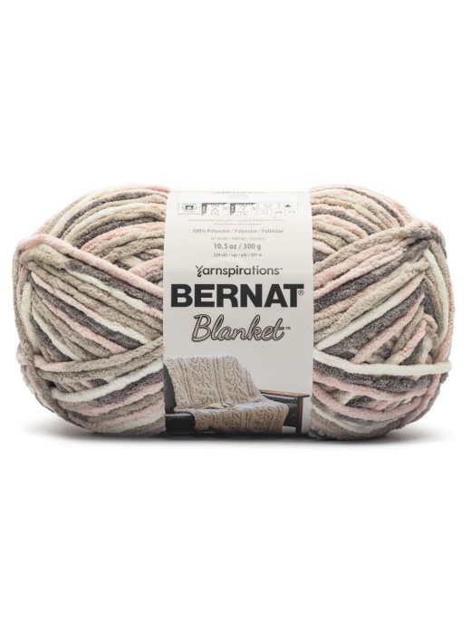 Bernat Blanket Big Ball Yarn Gray Blue