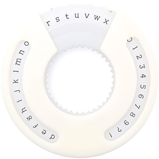 Label It Font Wheel-Serif Small