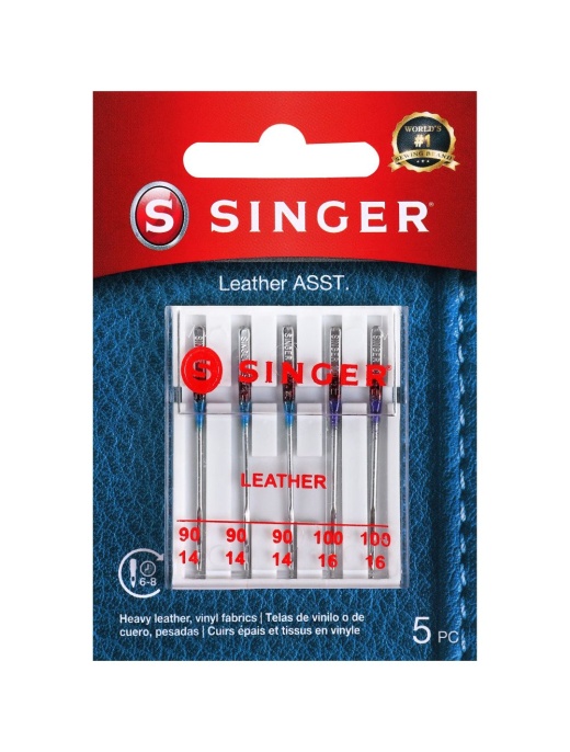 Singer Leather Machine Needles 5/Pkg - NOTM697730