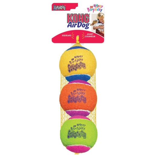Happy Birthday Tennis Balls 3Pk for Dogs