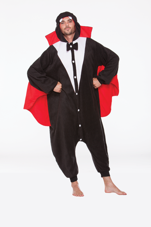 Halloween Wholesalers Scary Vampire Costume - Black
