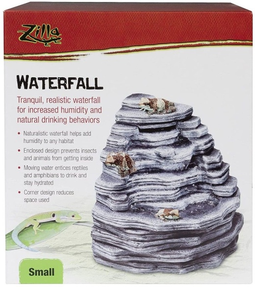 Zilla Small Waterfall For Reptiles 1 Count