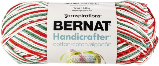 Bernat Handicrafter Cotton Yarn Ombres Mistletoe 1 Pack Of 1 Skein