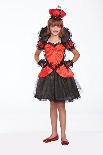 Halloween Wholesalers Kids Queen Costume - Heartbreaker Queen Dress