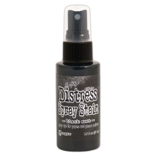 Tim Holtz Distress Spray Stain 1.9Oz Black Soot 1 Pack Of 1 Piece