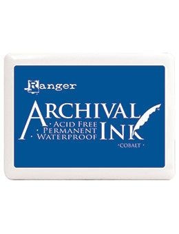 Ranger Archival Ink Jumbo Ink Pad #3 Cobalt - Premium Art Supplies for Unleashing Your Creativity