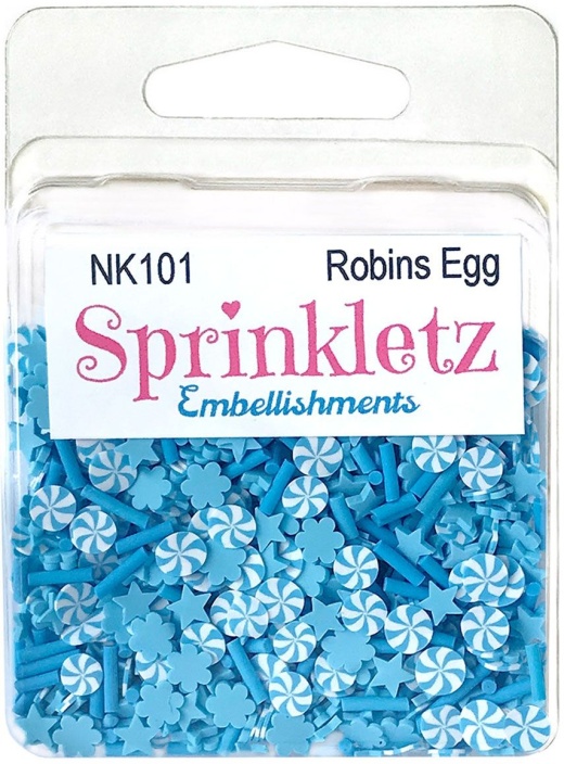 Buttons Galore Sprinkletz Embellishments 12G-Robins Egg