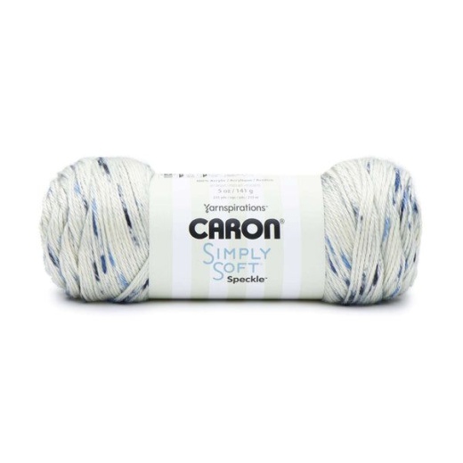 Spinrite Caron Simply Soft Speckle Yarn Blue Gingham 1 Pack Of 1 Skein