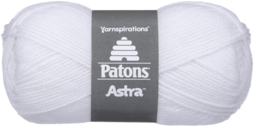 Spinrite Patons Astra Yarn Solids White 1 Pack Of 10 Skein