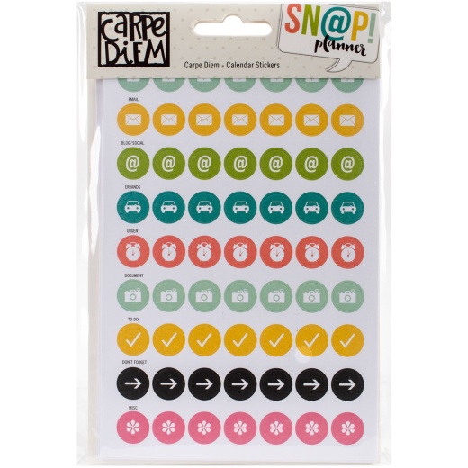 Carpe Diem Calendar Stickers - Simple Stories