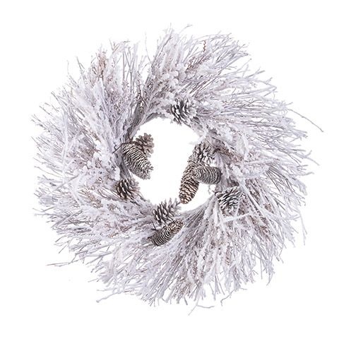 Snow Covered Wreath 24 Inches - Darice Crafts AC