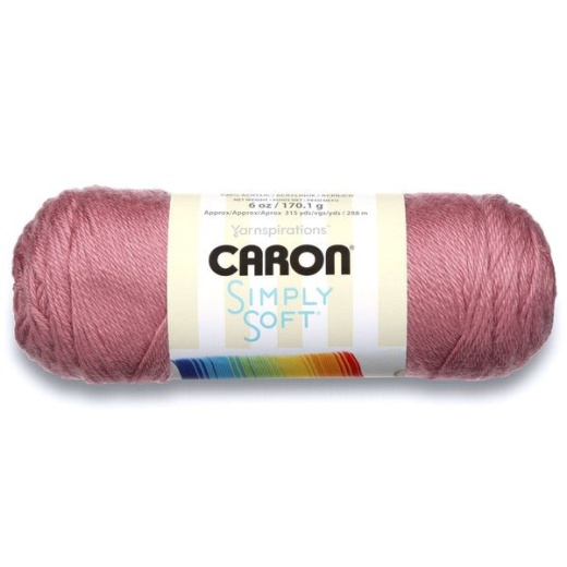 Spinrite Caron Simply Soft Solids Yarn Plum Wine 1 Pack Of 12 Skein