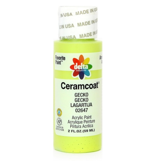 Ceramcoat Acrylic Paint 2Oz Gecko Semi Opaque