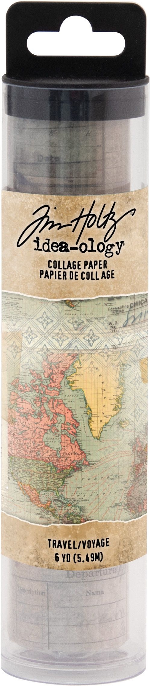 Idea Ology Collage Paper 6 X6yds Travel Inch