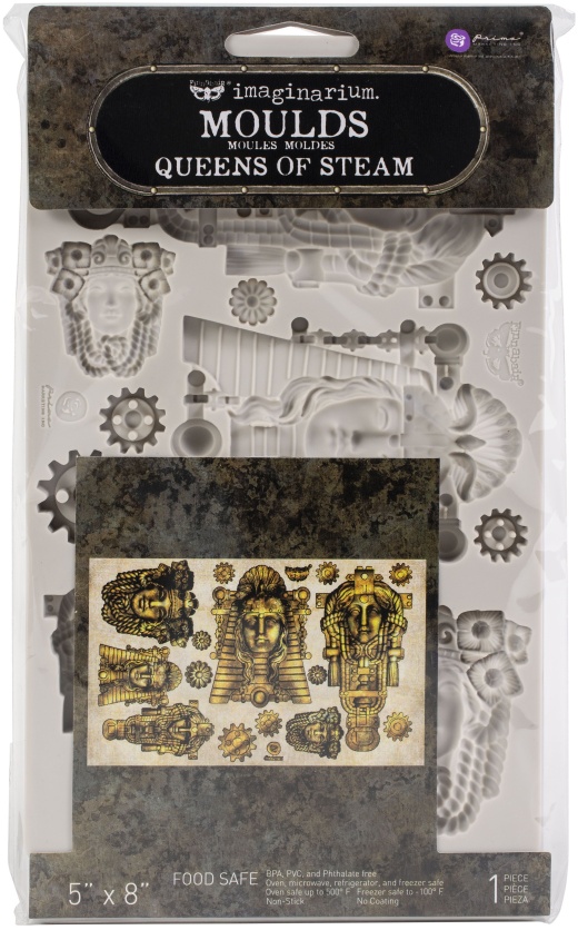 Finnabair Decor Moulds 5 X8 Inch Queens Of Steam Inch