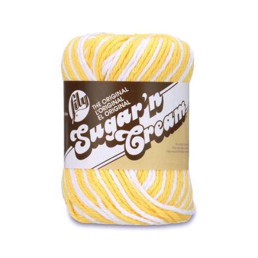 Spinrite Lily Sugar'n Cream Yarn Ombres Daisy Pack Of 1 Skein