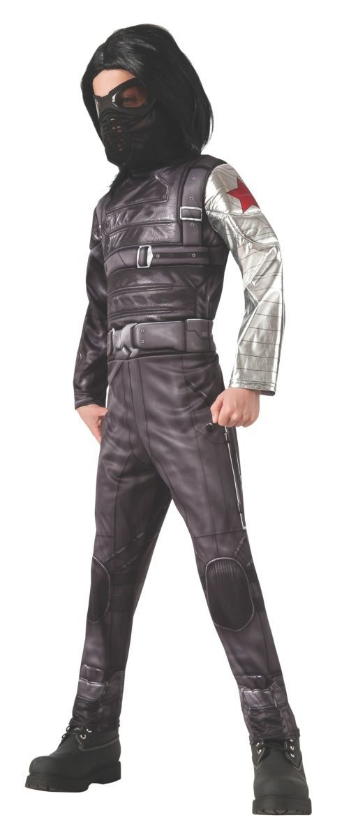 Captain America Deluxe Kids Winter Soldier Costume Male Small
