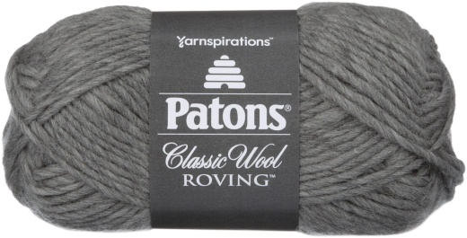 Spinrite Patons Classic Wool Roving Yarn Grey 1 Pack Of 24 Skein