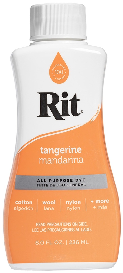 Rit Dye Liquid 8Oz Tangerine