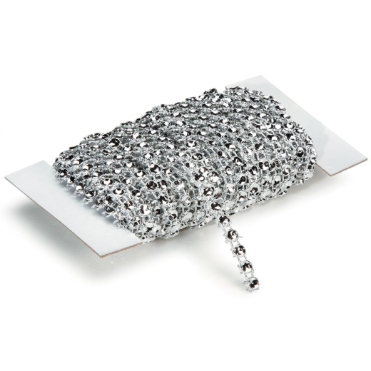 Bling On A Roll 4Mm X 10Yards 1 Row Silver