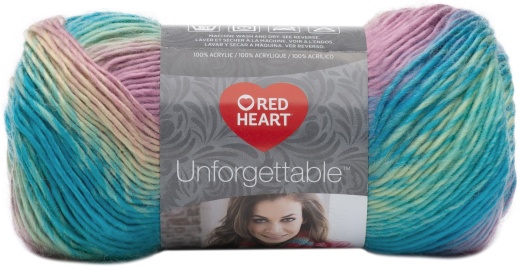 Red Heart Unforgettable Yarn Candied 1 Pack Of 1 Skein