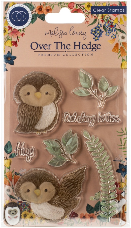 Craft Consortium A5 Clear Stamps Olivia The Owl